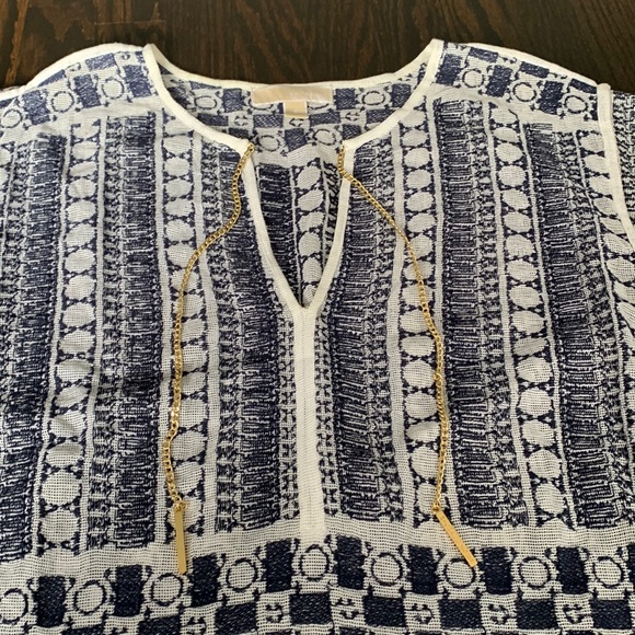 MICHAEL Michael Kors Blue and White Dress size S - Picture 3 of 10